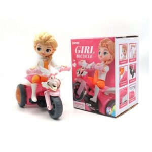 girl bicycle 360 colour music lights