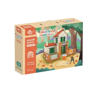 architect chinese villa building block