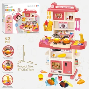 kitchen set cooking effluent emulation toys