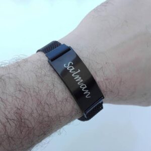Customized name engrave bracelet